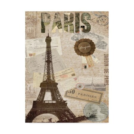 Sandy Lloyd 'Postcards Of Paris Xiv' Canvas Art,14x19